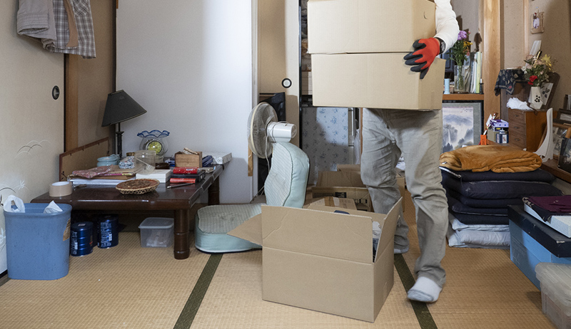 片付け・分別作業