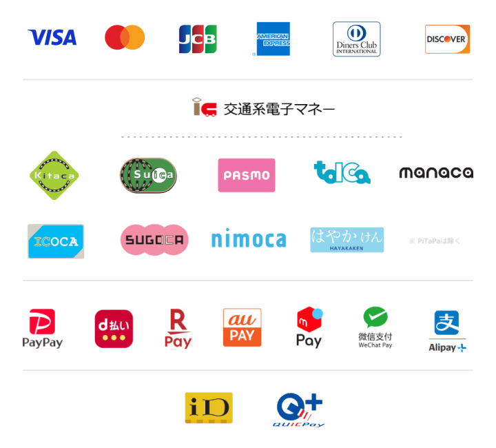 クレジットカードでのお支払いも可能です！